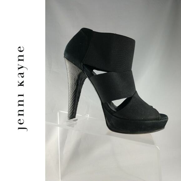 Jenni Kayne Black Ankle Boots Sleek Design - Picture 8 of 8